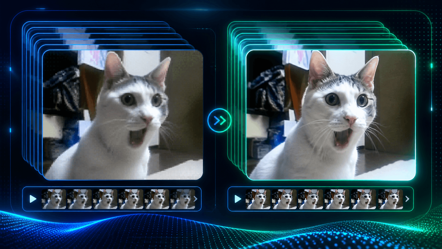 GIF enhancer showcase